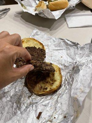 What kind of crap hamburger is this?