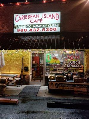 Outside picture of Caribbean Island Cafe!