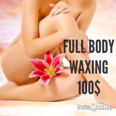 Great deal full body waxing 100$ offer expire(05/15/2016)