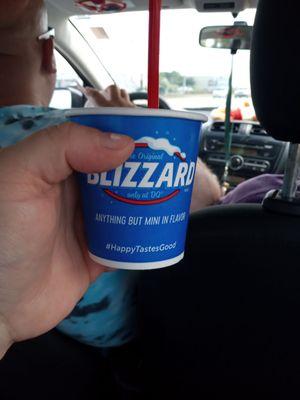 A mini blizzard