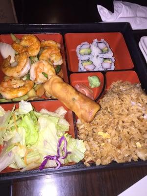 Shrimp Teriyaki Bento