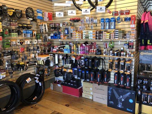 Nice shop with almost everything you need for your bike in top quality lower prices