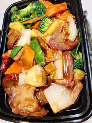 Roast Pork with Chinese Vegetables