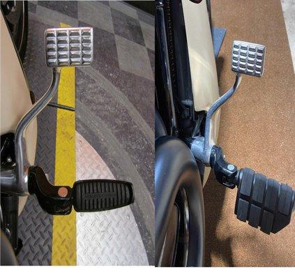 Comparing a normal Brake Pedal to Mine