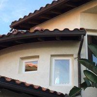 Rain gutter installation