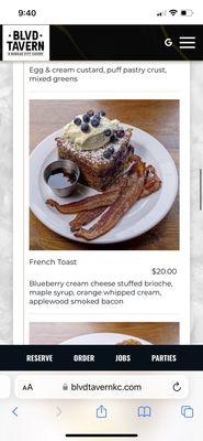 Website French toast photo