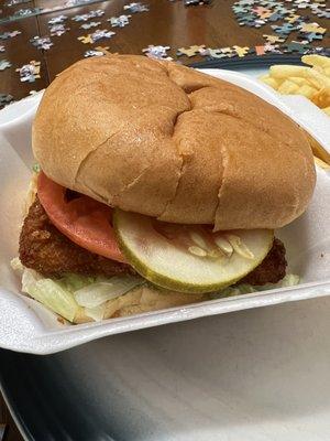 Fish sandwich