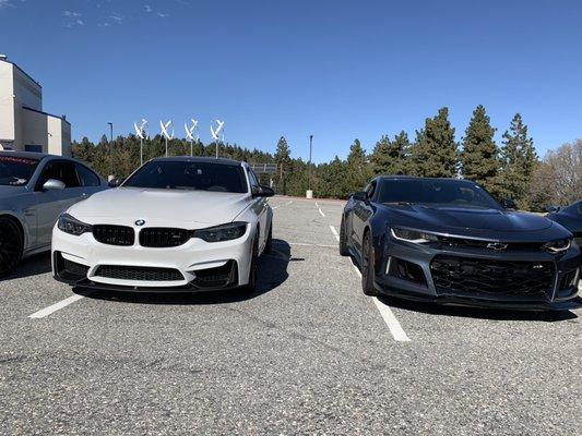 Our 2019 M3 competition package and 2019 10 speed Zl1