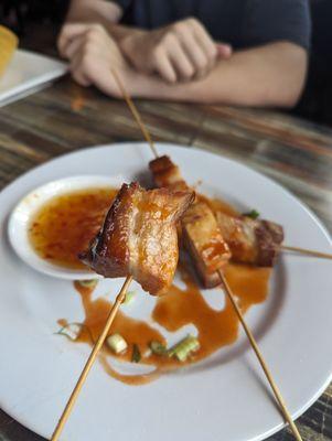 Pork belly appetizer