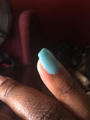 Horrible paint job using gel polish