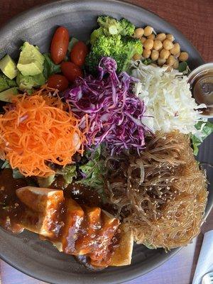 Garden Bowl with Teriyaki Tofu