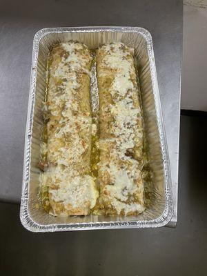 Party burrito tray