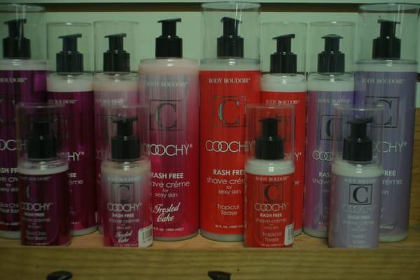 The best shaving cream EVER! Coochy Cream.