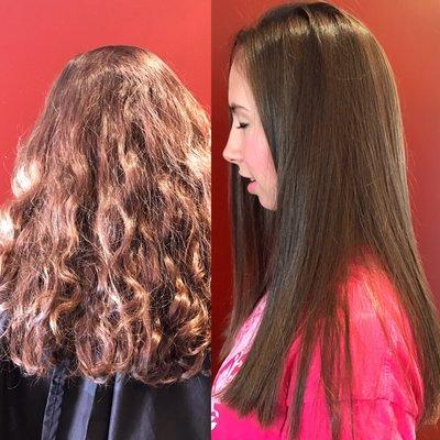 Keratin smoothing treatment! -by Shelby