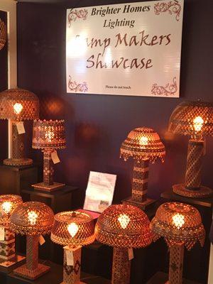 We feature local artists in our Lampmaker's Showcase! Stop by to see our newest display!