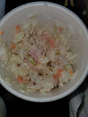 Spoiled cold slaw