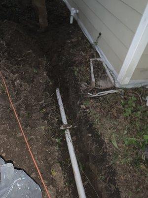 Sewer lines