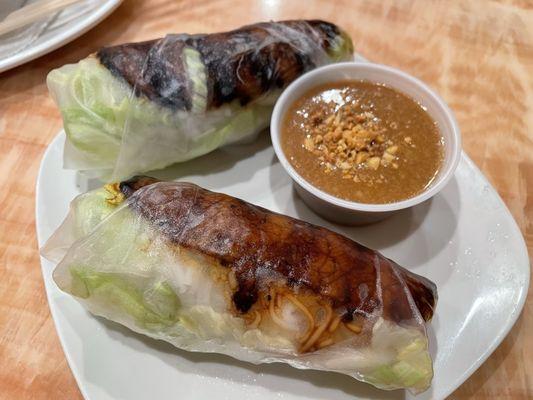 Grilled pork Spring Rolls