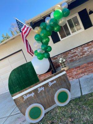 Porch decorations for baby shower