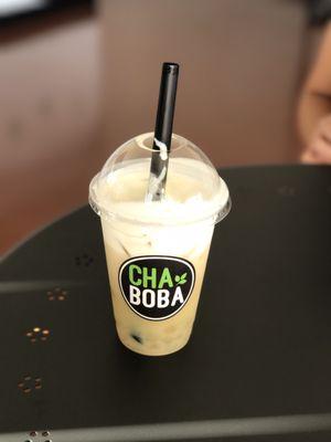 Green sea salt milk foam tea!