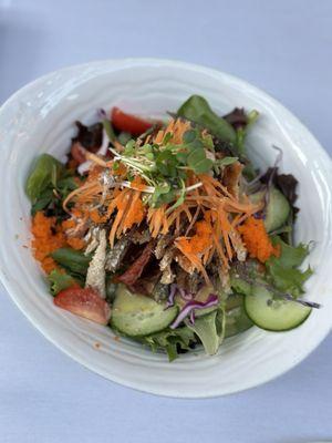 salmon skin salad