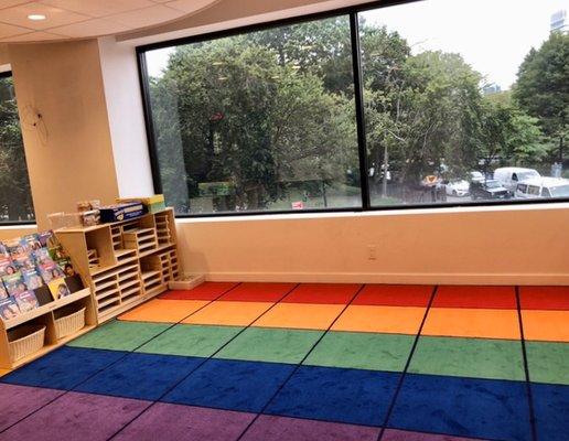 Beautiful, light filled classrooms overlooking McCarren Park