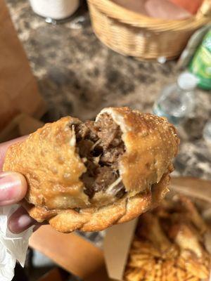 Oxtail empanada