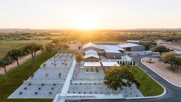 35 acres of estate vineyards