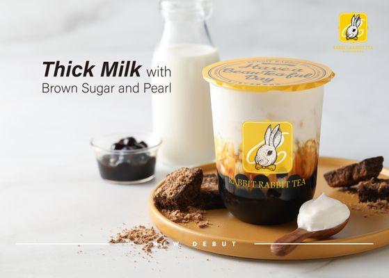 Brown Sugar Boba with Fresh Milk plus Original Milk Foam add-ons