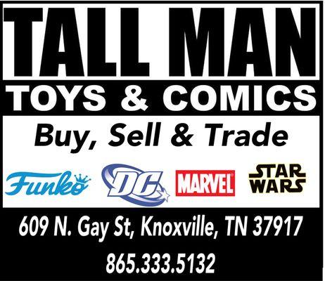 Tall Man Toys & Comics