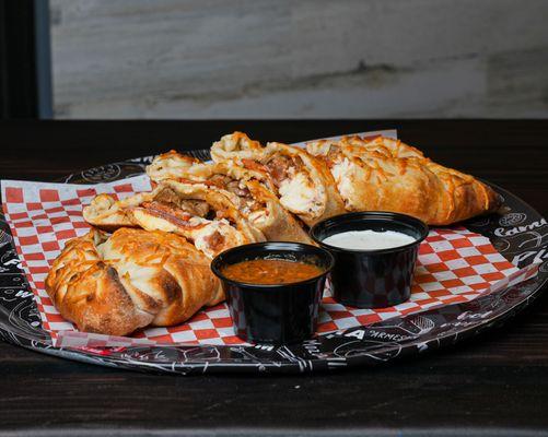 The MeatyZone | Cheesy Meat Combination Calzone | 12 Inch