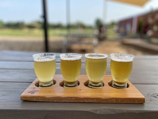 Flight of beer