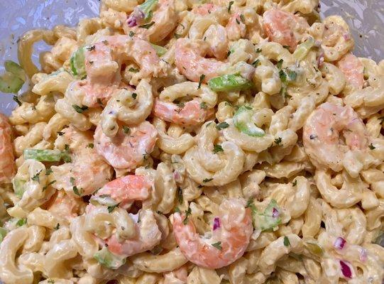 My Shrimp Macaroni Salad w B & J Shrimp