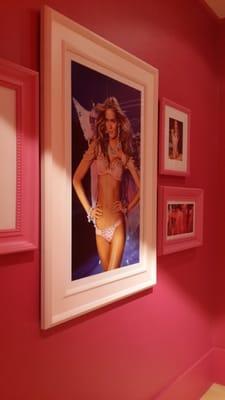 Hallway to Victoria Secret's powder room.