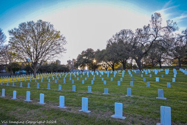 Sunset photo from Comal side