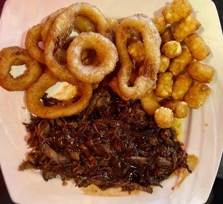 Pulled pork platter