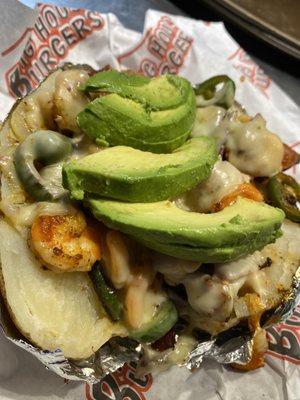 Grilled shrimp tater w/Avocado