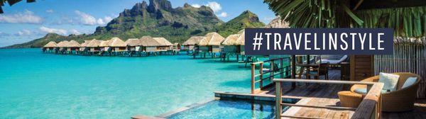 Over water bungalow in the South Pacific