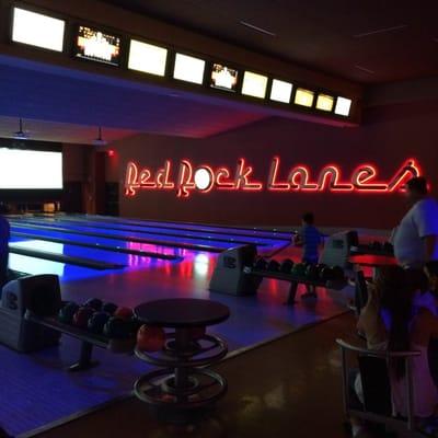 Cosmic Bowling on a Friday night $5 a game per person