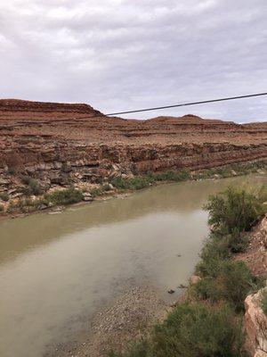 Lovely view of the San Juan river from the inn.