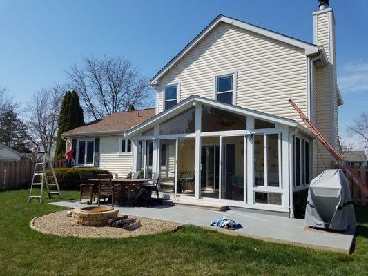 sunroom windows washed all house pressure washed