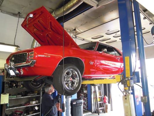 Classic Camaro getting a rebuilt transmission