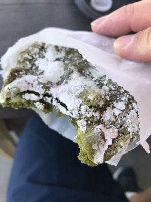 Delicious green matcha cookie!!!