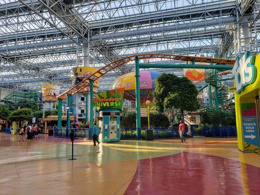 View of Nickelodeon Universe in Mall of America