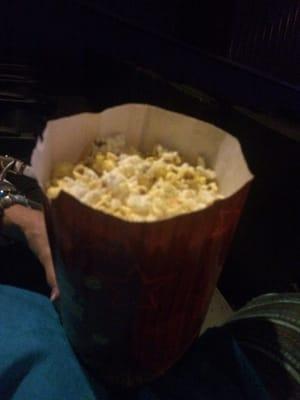 Big bag of buttered popcorn!!