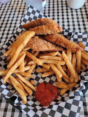 Chicken strip with fries-$11.45