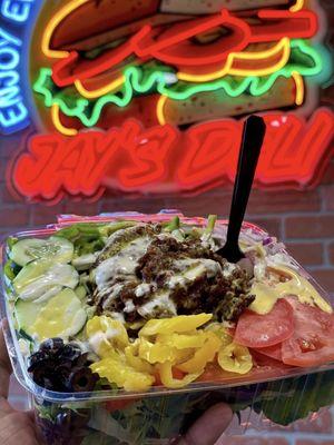 Chopped Brisket Salad