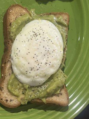 Egg avocado toast