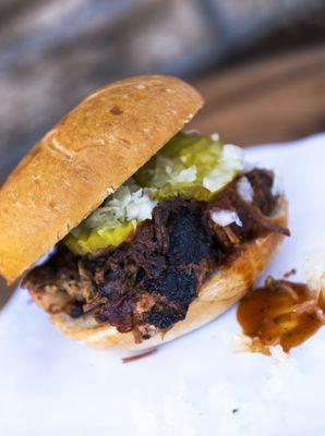 Chopped Brisket Sandwich