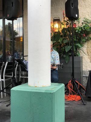 This is the table my wife and I were given when I called a week to 10 days earlier to reserve a table to see the music.